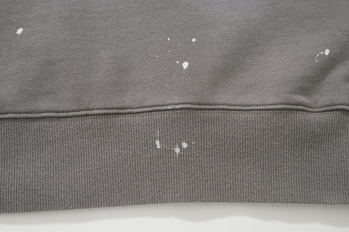 AMULET HEAVY WASHED HOODIE LT GREY