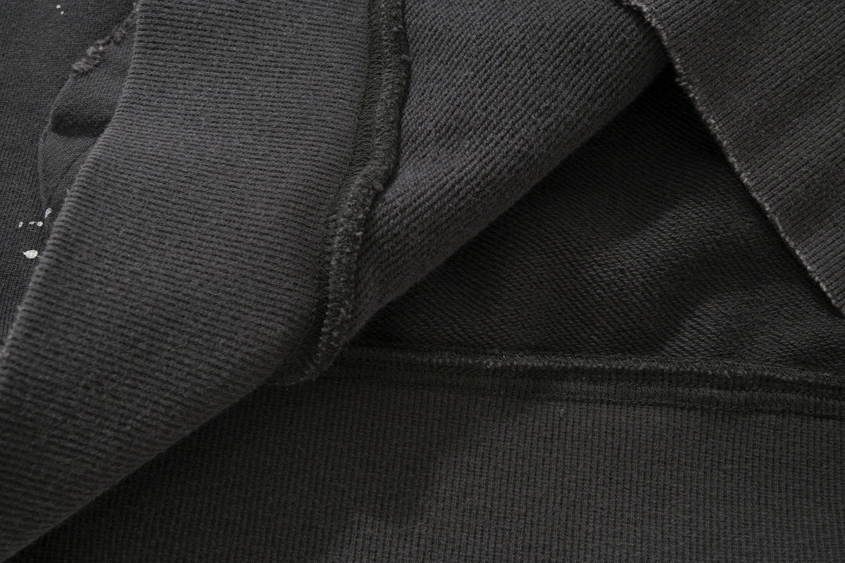 AMULET HEAVY WASHED HOODIE GREY