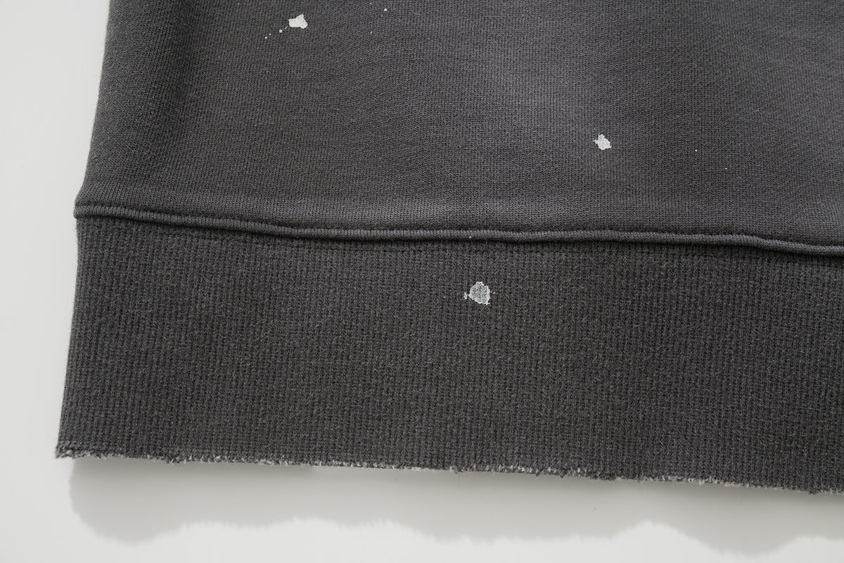 AMULET HEAVY WASHED HOODIE GREY