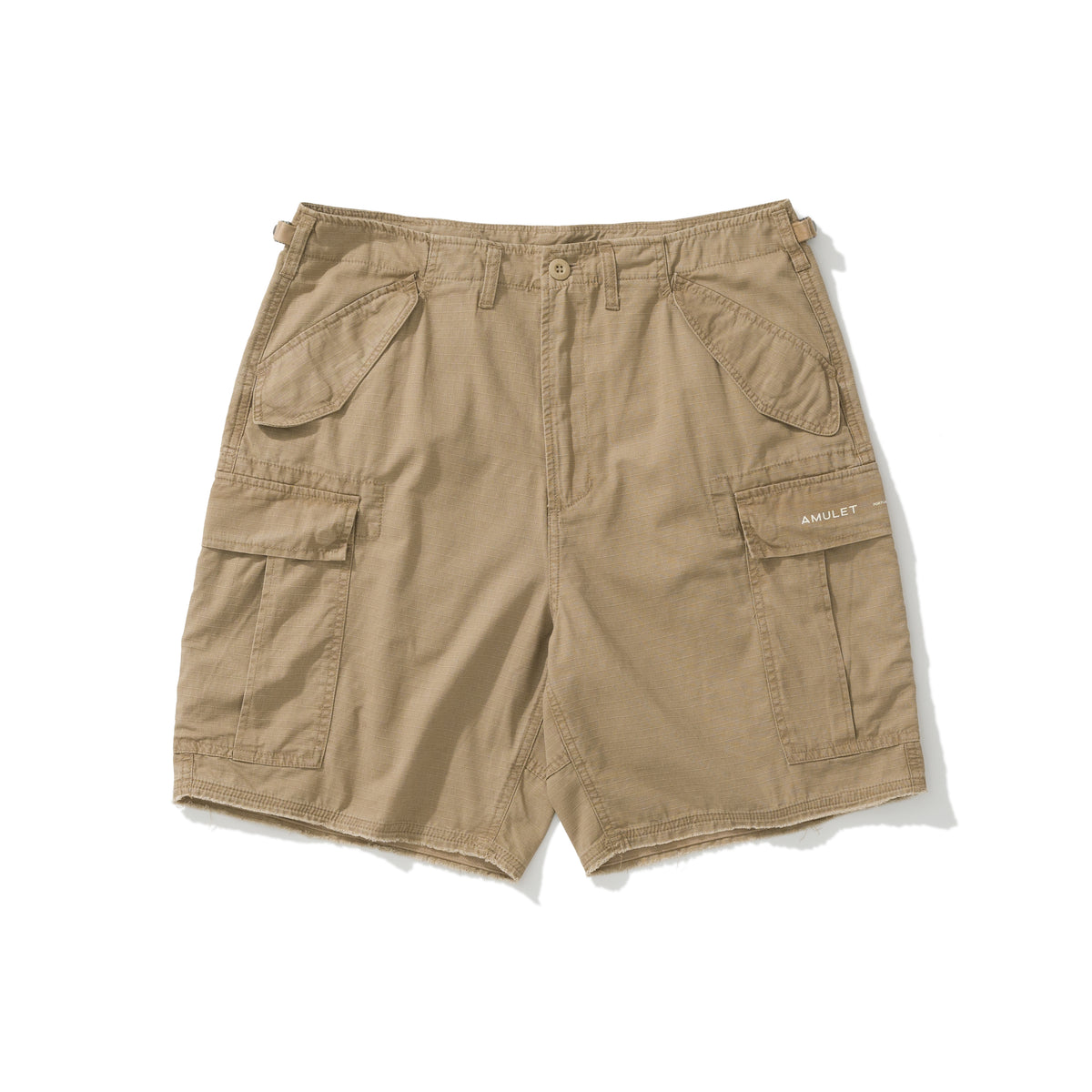 AMULET WASHED CARGO SHORTS BROWN