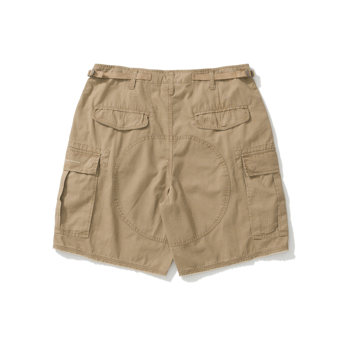 AMULET WASHED CARGO SHORTS BROWN