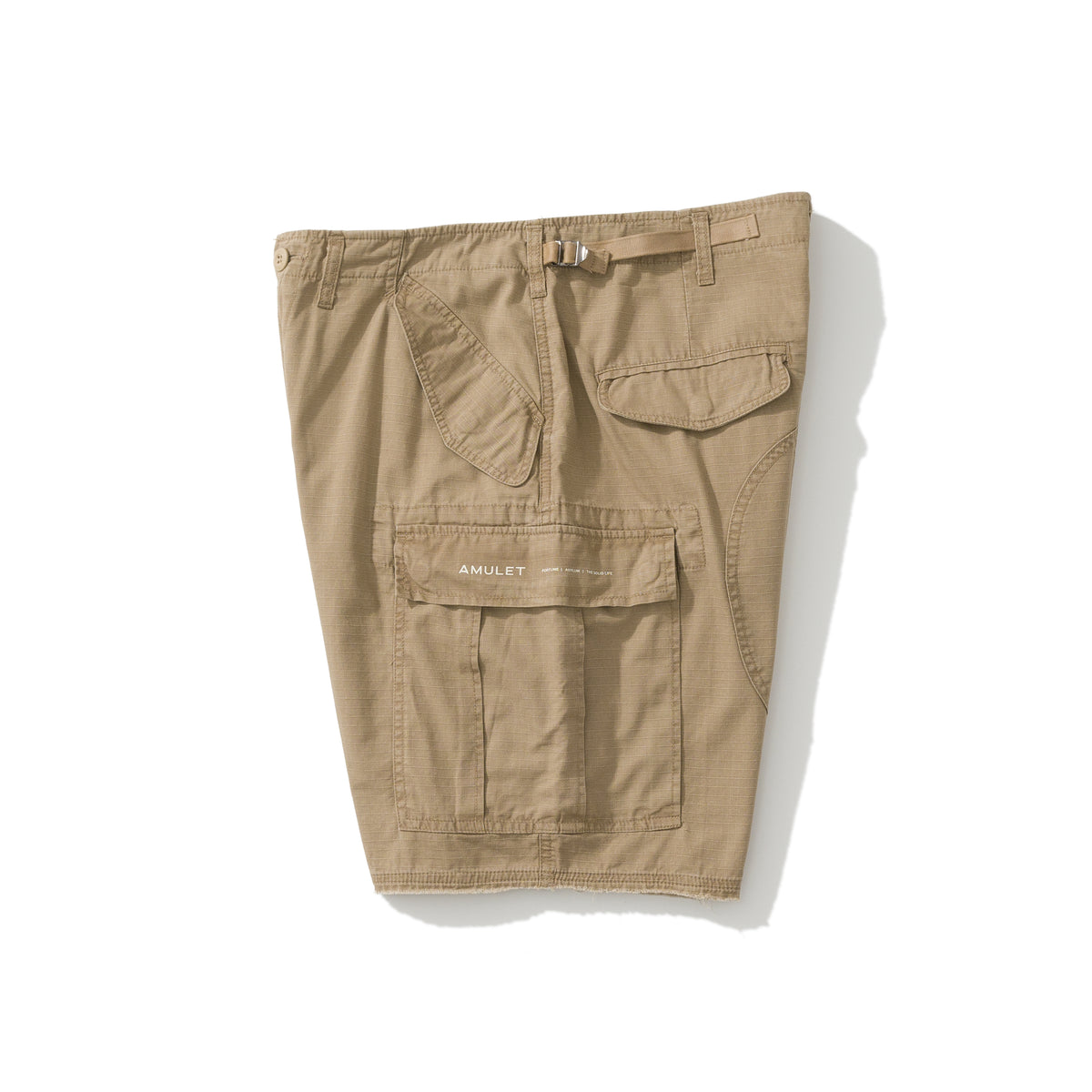 AMULET WASHED CARGO SHORTS BROWN