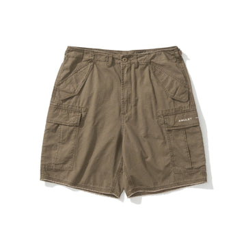 AMULET WASHED CARGO SHORTS BROWN