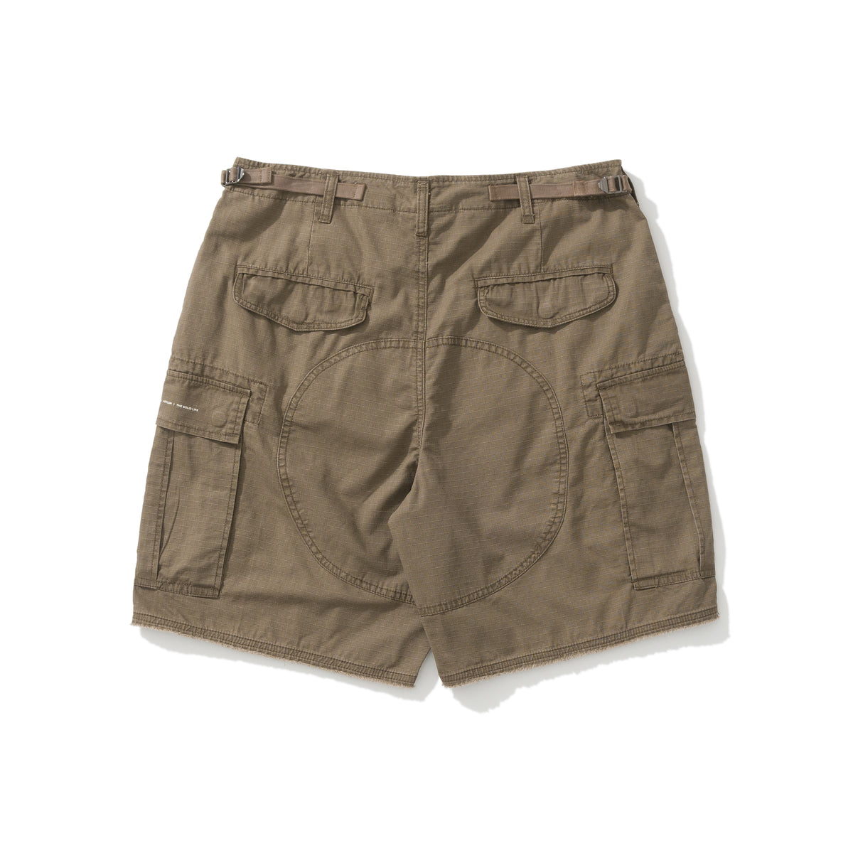 AMULET WASHED CARGO SHORTS BROWN