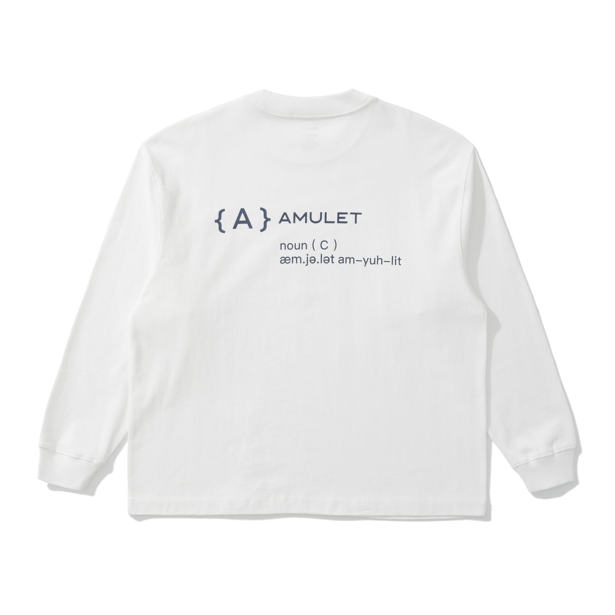 AMULET BASIC TEE LS / LT GREY