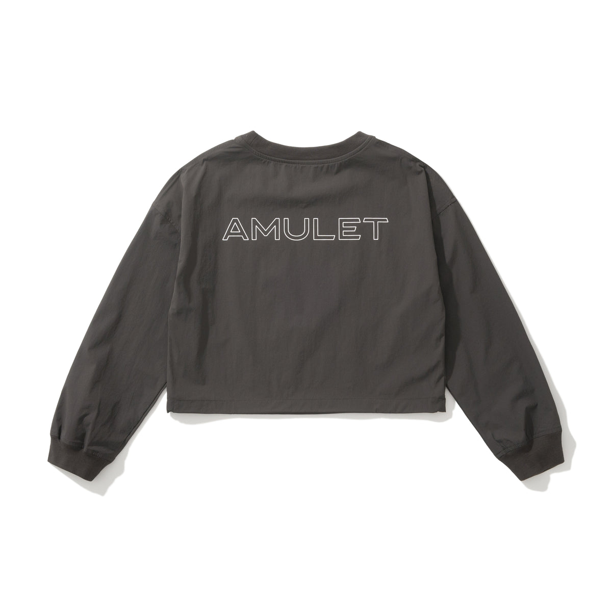 AMULET WOMEN TECH CREWNECK LS GREY