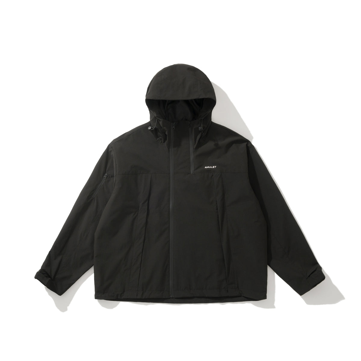 AMULET WINDBREAKER JACKET BLACK