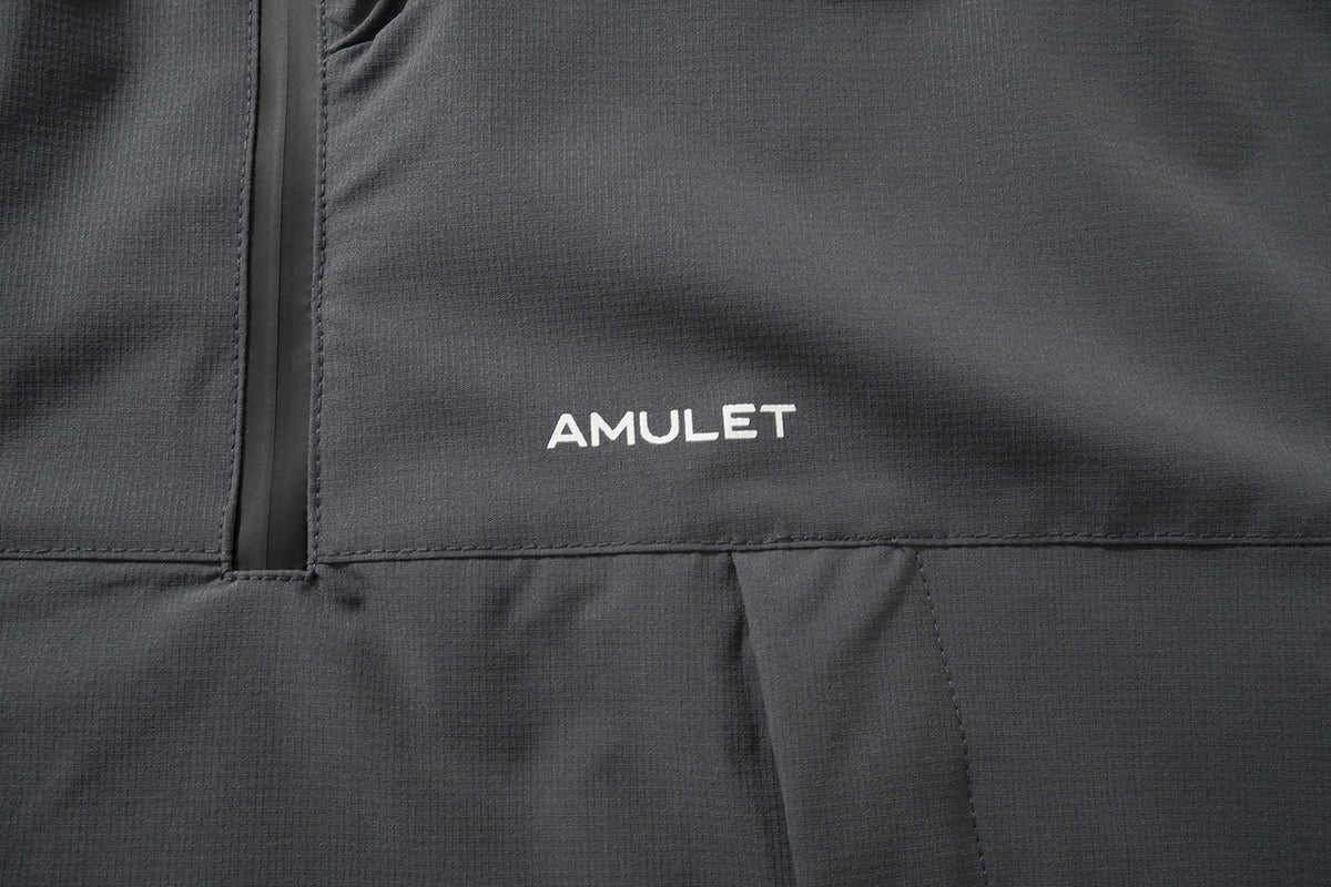 AMULET WINDBREAKER JACKET BLACK