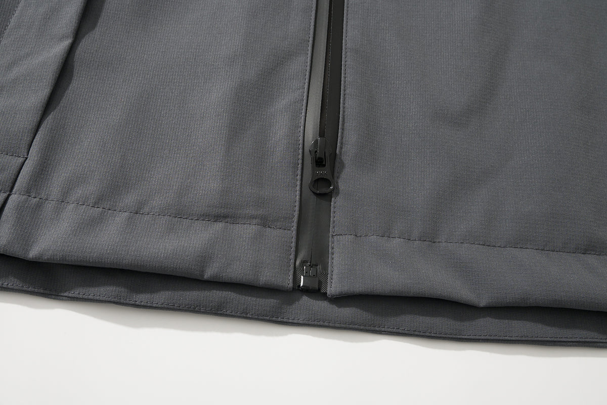 AMULET WINDBREAKER JACKET CHARCOAL