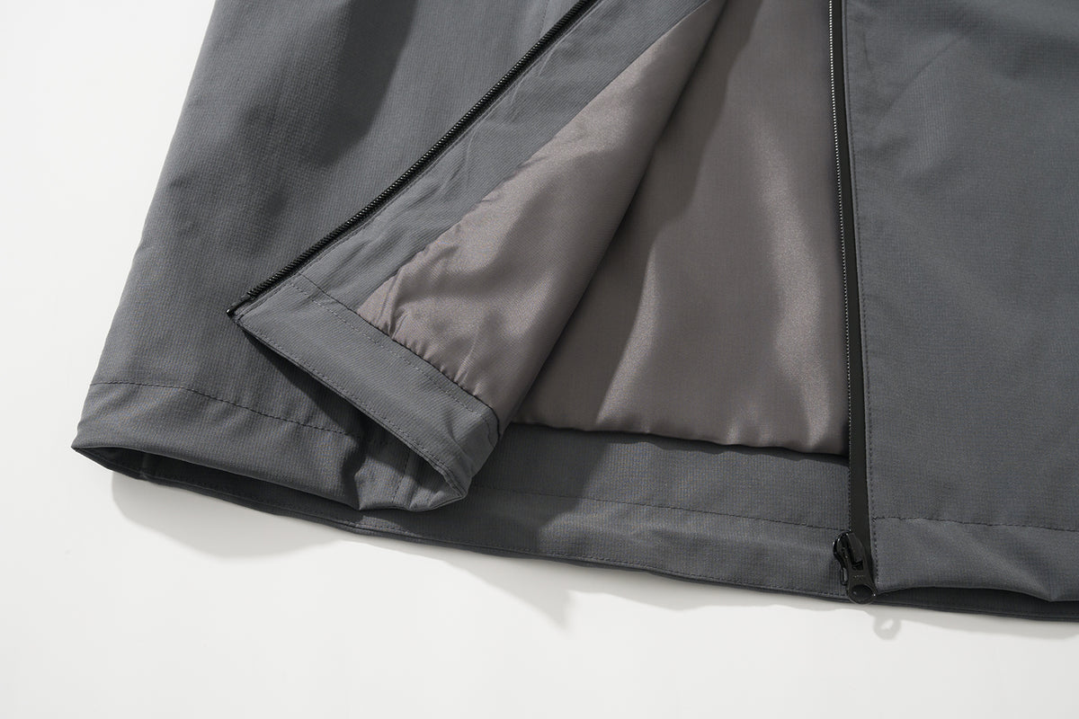 AMULET WINDBREAKER JACKET CHARCOAL