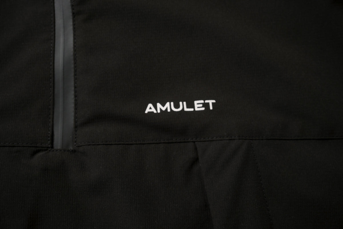 AMULET WINDBREAKER JACKET BLACK
