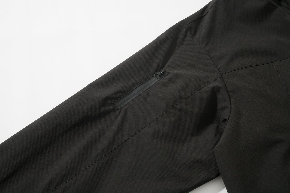 AMULET WINDBREAKER JACKET BLACK
