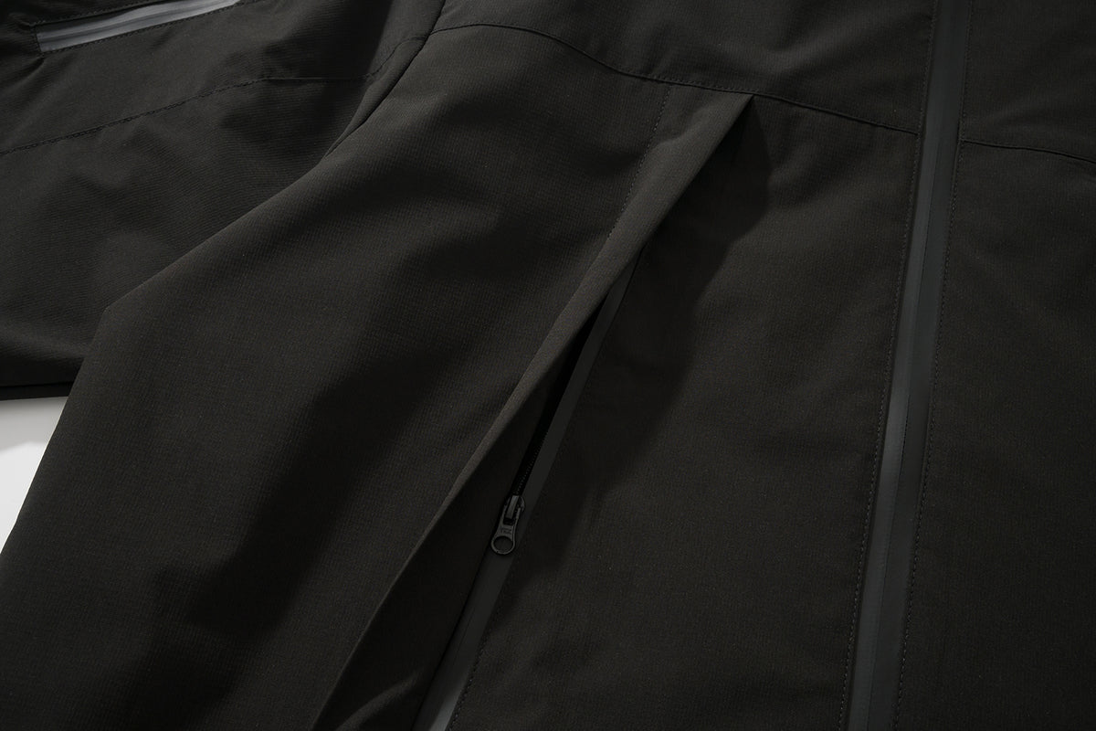 AMULET WINDBREAKER JACKET BLACK