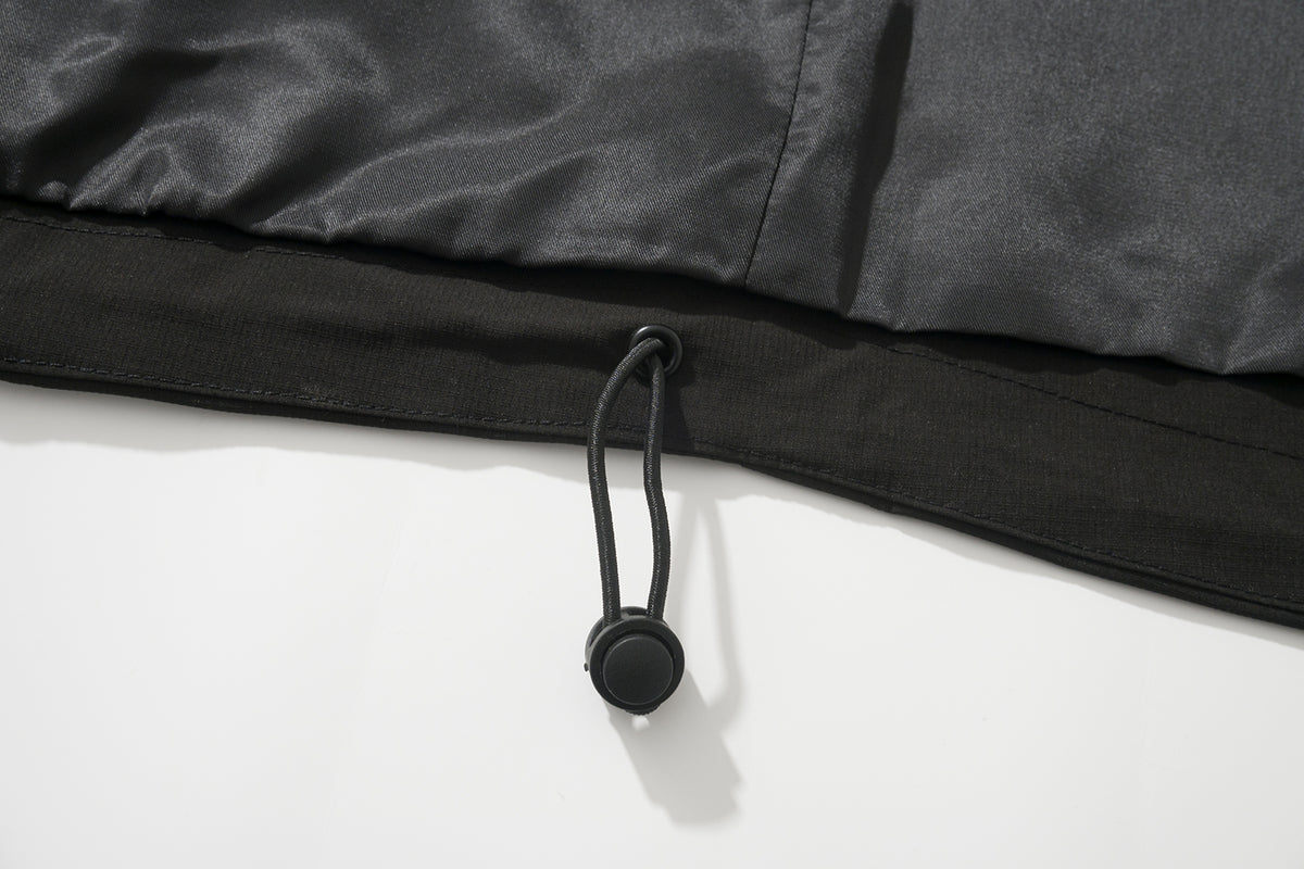 AMULET WINDBREAKER JACKET BLACK