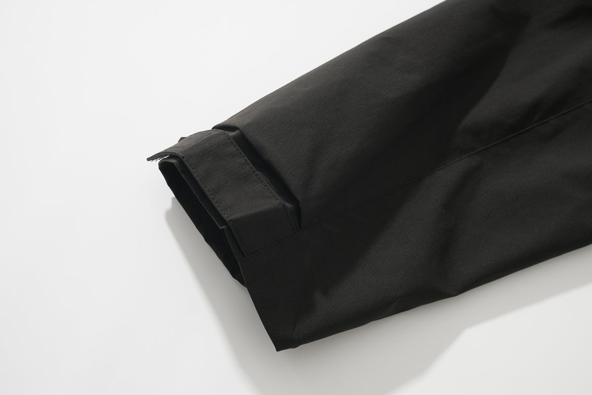 AMULET WINDBREAKER JACKET BLACK