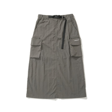 AMULET ZIPPER POCKET SKIRT GREY