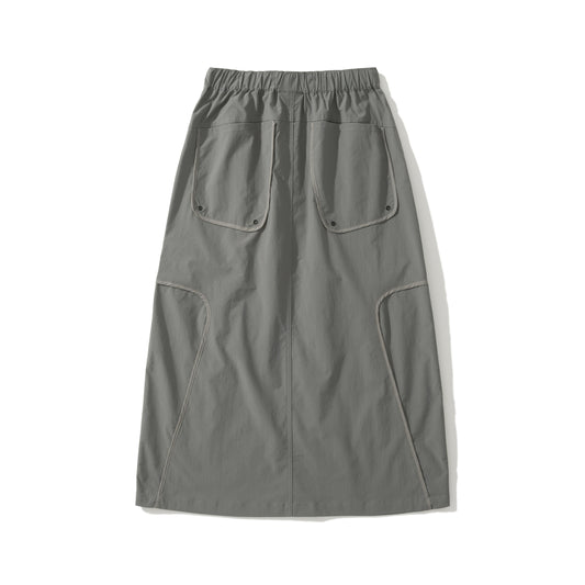 AMULET LINER SKIRT / GREY