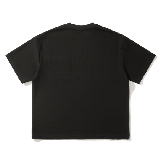 AMULET WAFFLE POCKET TEE BLACK