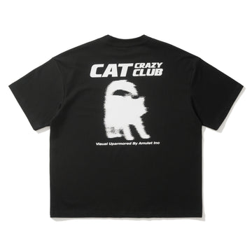 AMULET CRAZY CAT CLUB TEE BLACK
