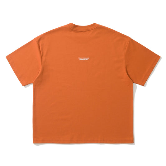 AMULET THE FUTURE IS NEW PAST TEE ORANGE