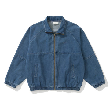 AMULEL TRAINING JACKET WASHED DENIM