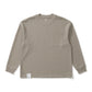 AMULET WAFFLE POCKET TEE LS BEIGE