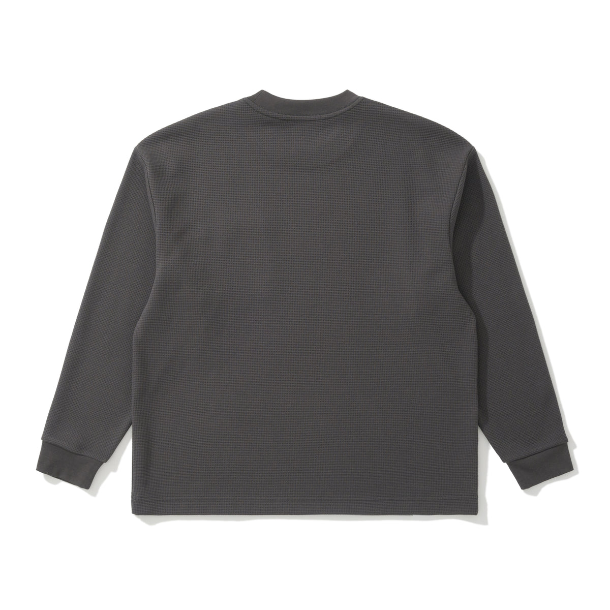 AMULET WAFFLE POCKET TEE LS BEIGE