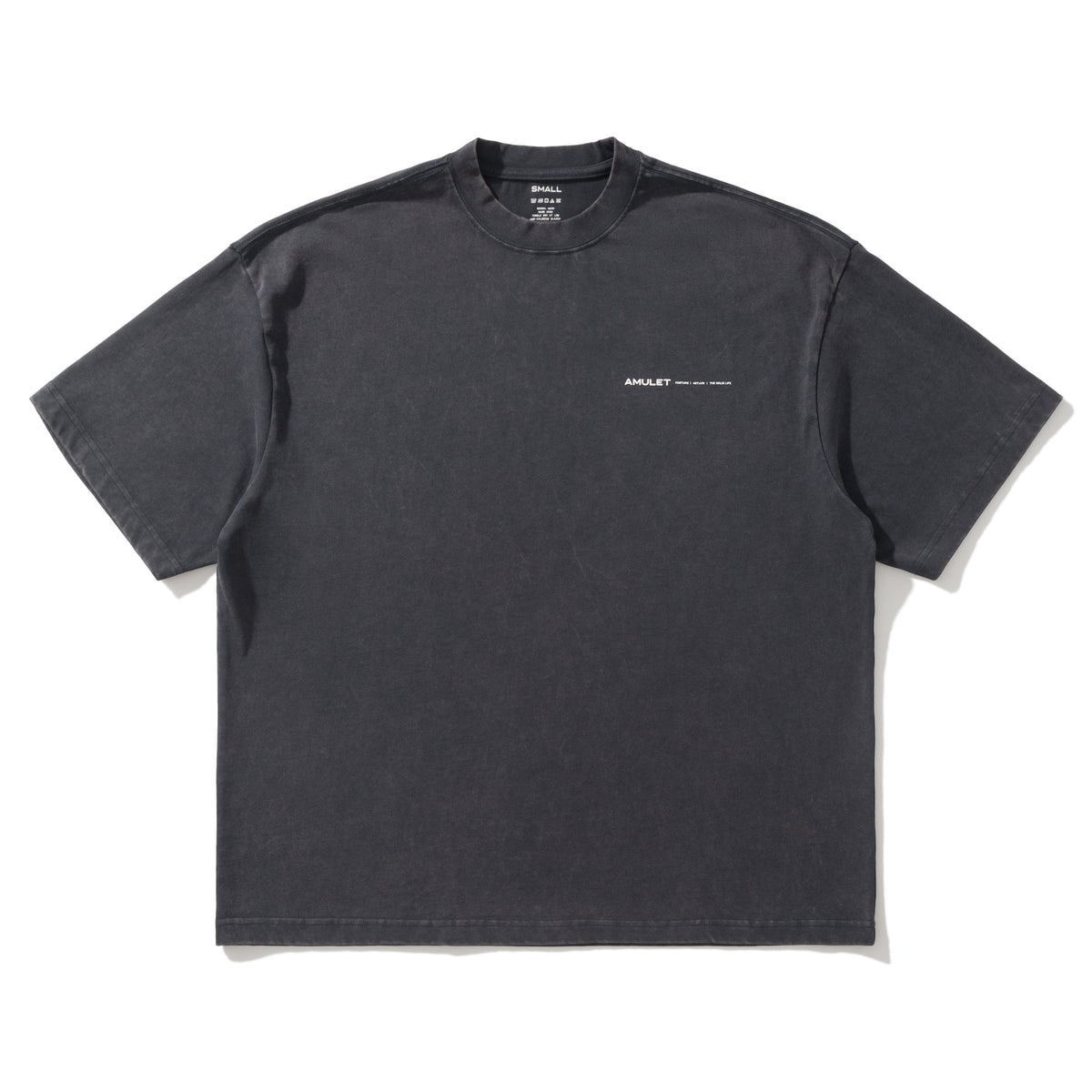 AMULET BASIC WASHED TEE GREY