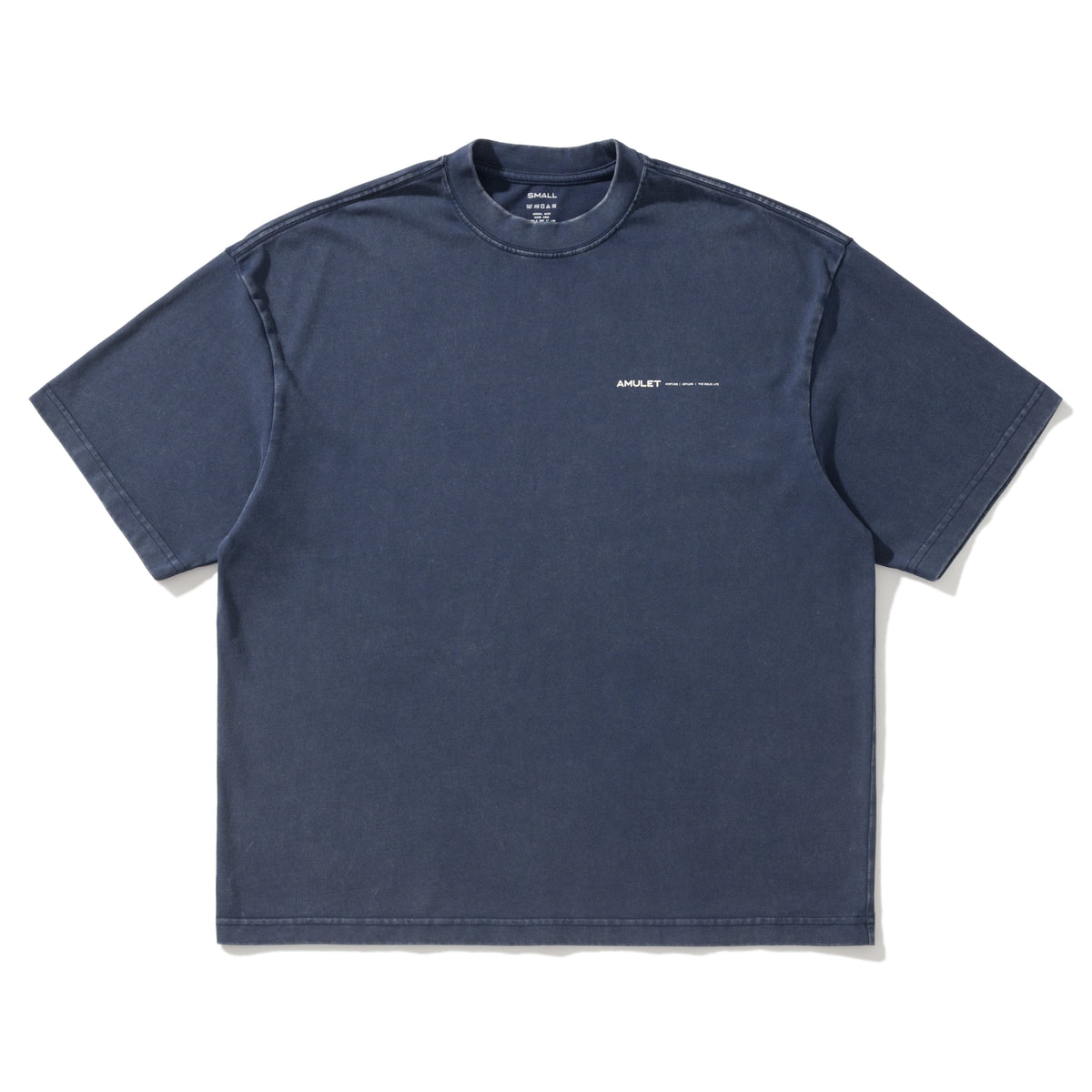 AMULET BASIC WASHED TEE GREY