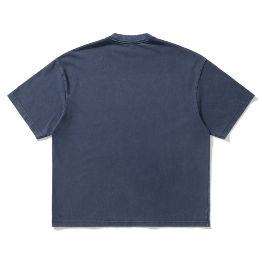 AMULET BASIC WASHED TEE NAVY
