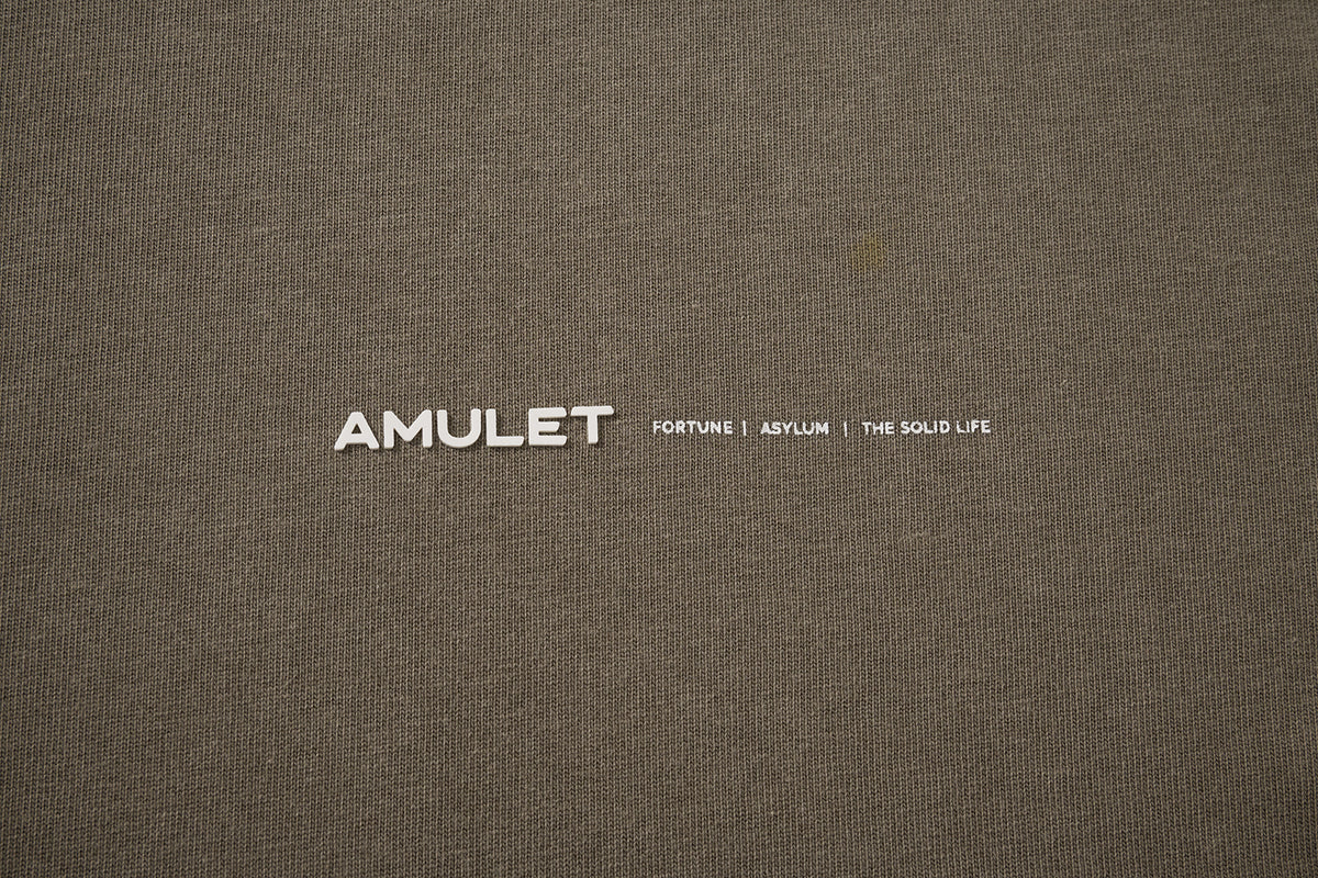 AMULET BASIC WASHED TEE GREY