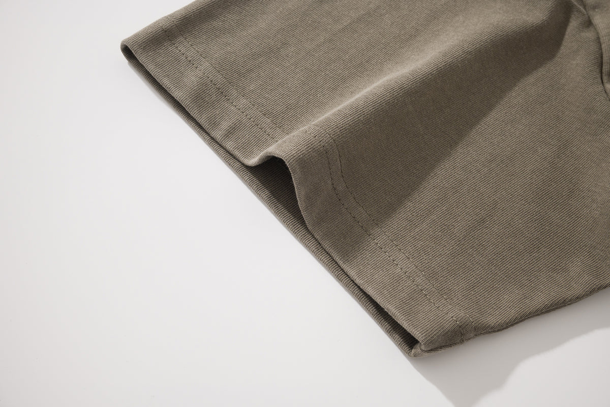 AMULET BASIC WASHED TEE GREY
