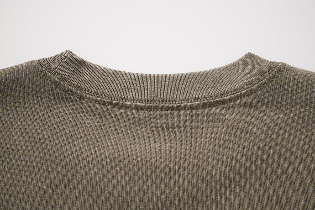 AMULET BASIC WASHED TEE GREY