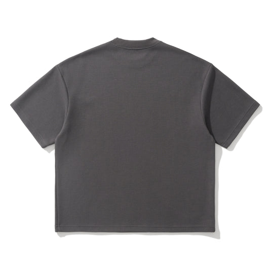 AMULET WAFFLE TEE CHARCOAL