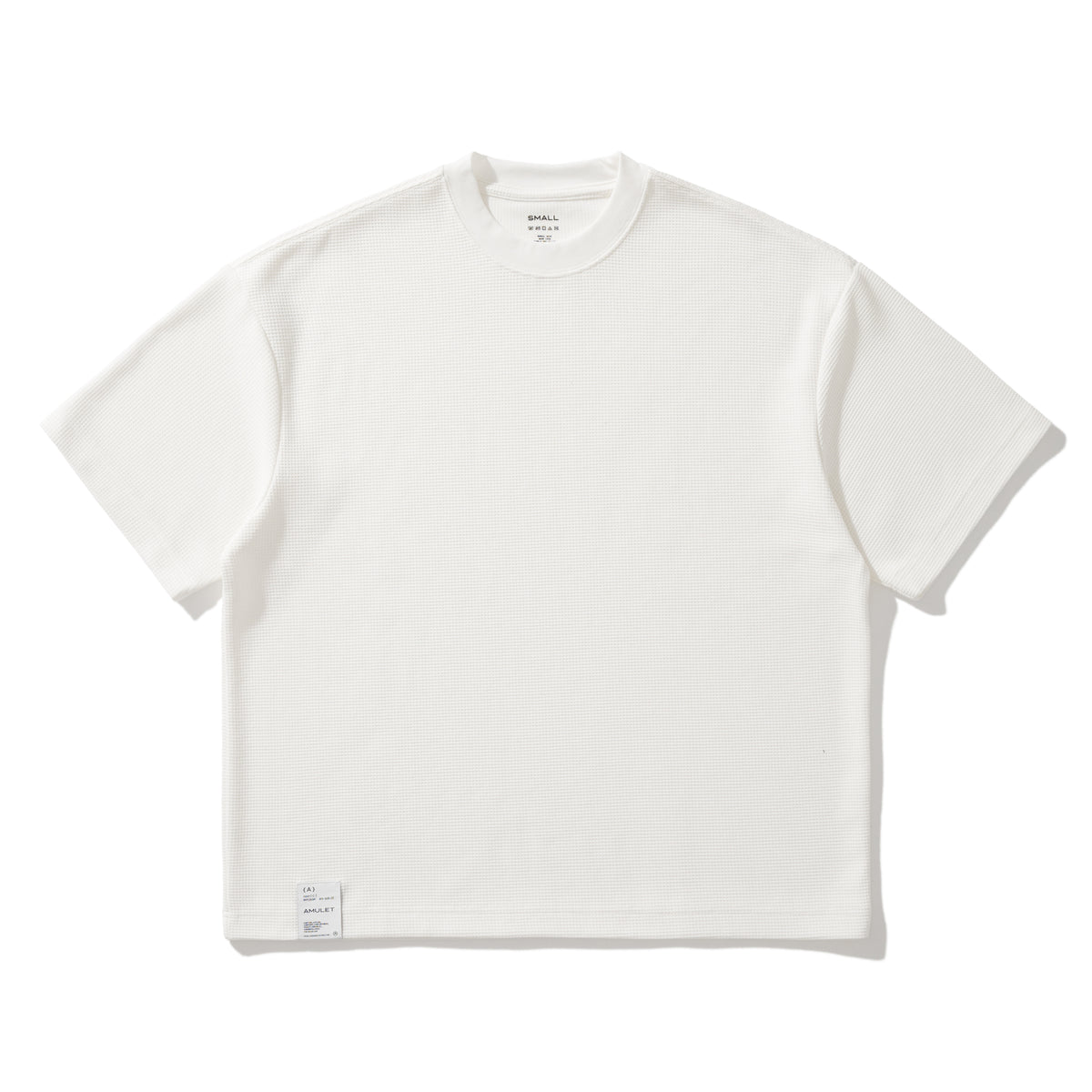 AMULET WAFFLE TEE BLACK