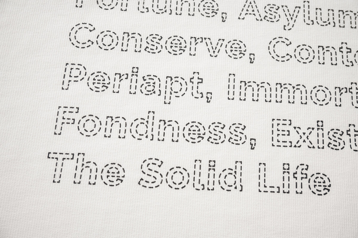 AMULET INGREDIENT TEE / NAVY