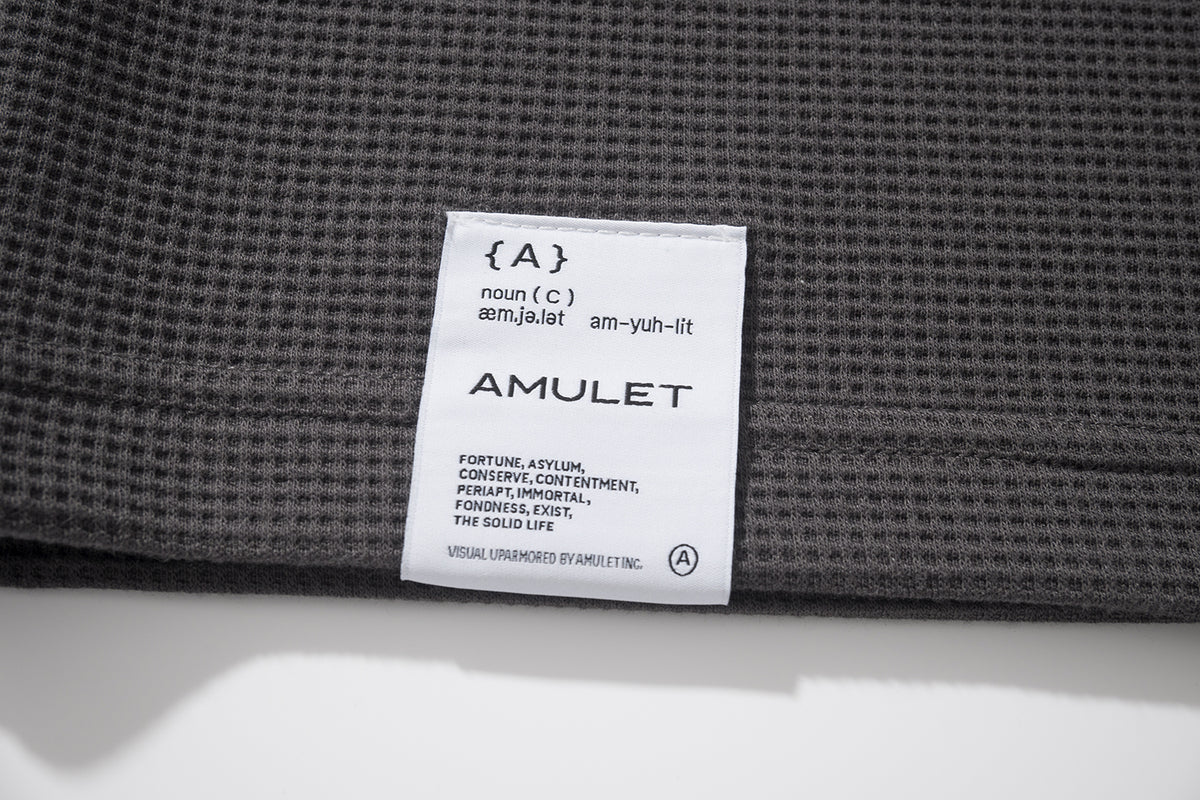 AMULET WAFFLE TEE WHITE