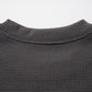AMULET WAFFLE TEE BLACK