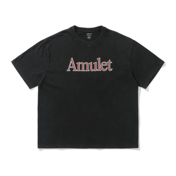 AMULET CLASSIC SNOW WASHED TEE BLACK