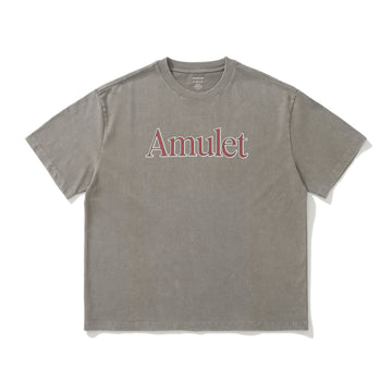 AMULET CLASSIC SNOW WASHED TEE GREY