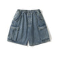 AMULET DENIM CARGO SHORTS