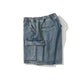 AMULET DENIM CARGO SHORTS