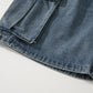 AMULET DENIM CARGO SHORTS