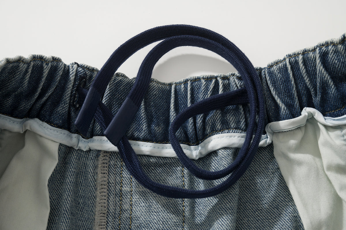 AMULET DENIM CARGO SHORTS