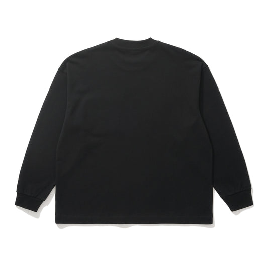 AMULET BASIC POCKET TEE LS BLACK