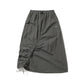 AMULET SLASH SKIRT GREY