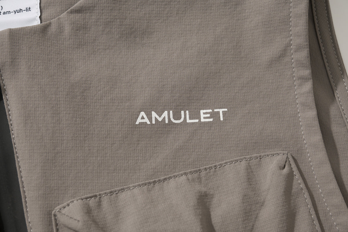 AMULET TECH POCKET DRESS LT GREY