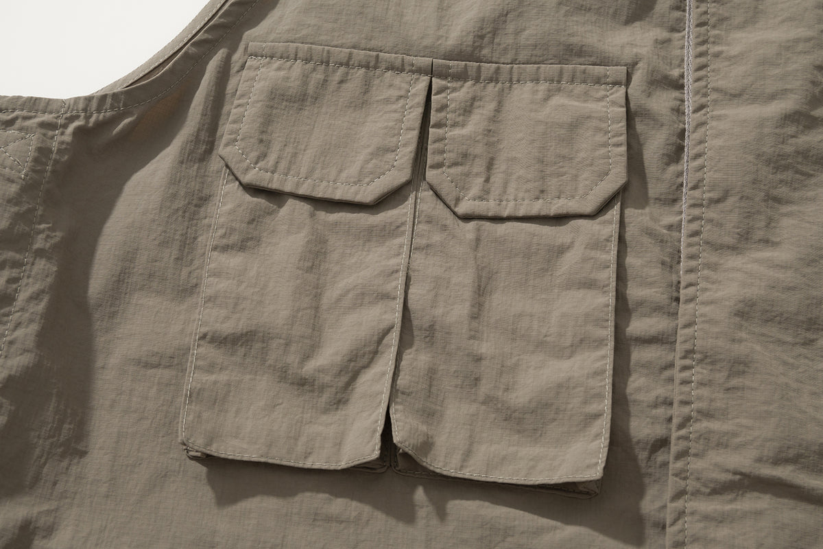 AMULET WORKER POCKET DRESS BEIGE