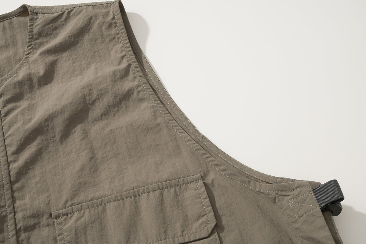 AMULET WORKER POCKET DRESS BEIGE