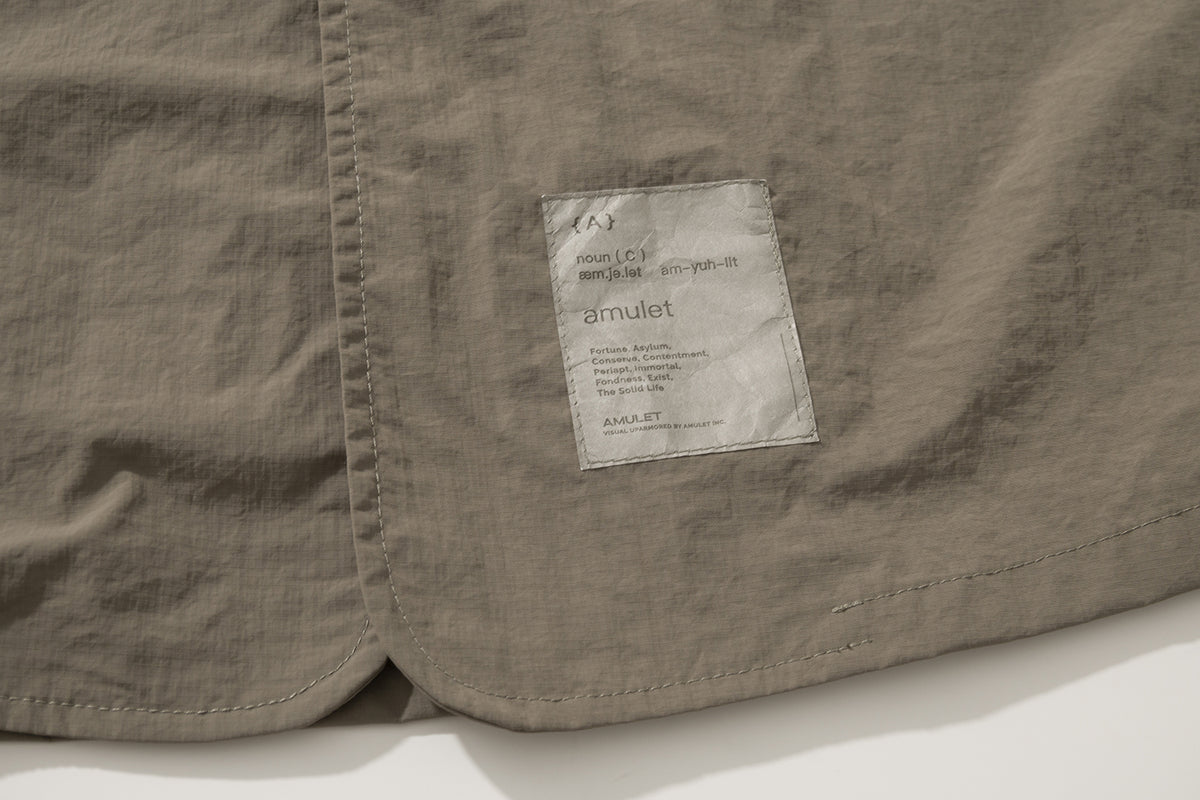 AMULET WORKER POCKET DRESS BEIGE